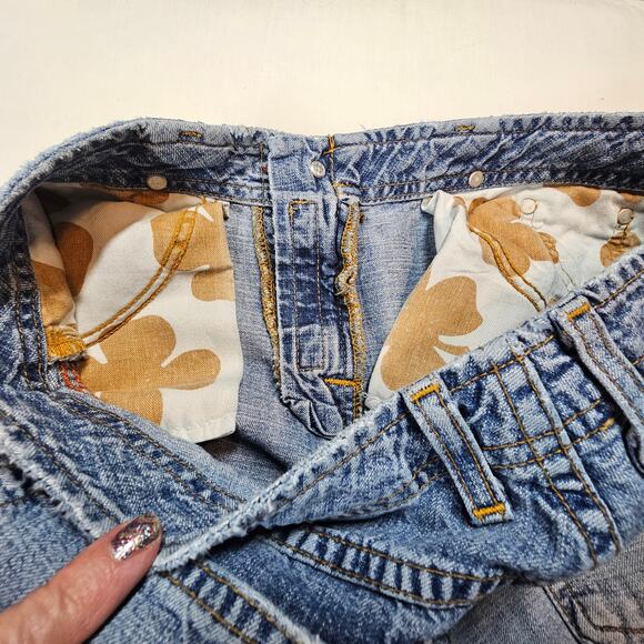 Lucky Brand Dungarees by Gene Montesano Wonder Jean Women's 8/29 LONG Vintage - Picture 8 of 10